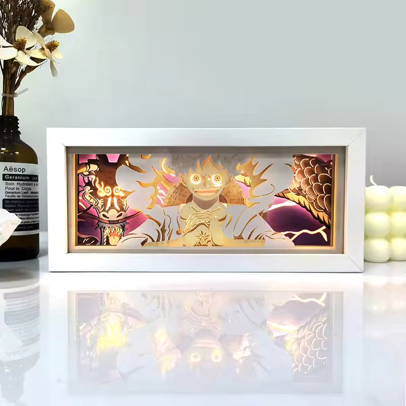 Luffy Gear 5 Anime Light Box